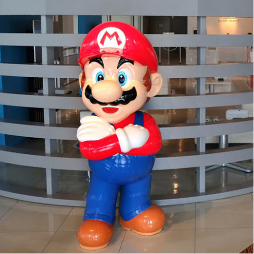 Fiberglass Super Hero Mario Sculpture