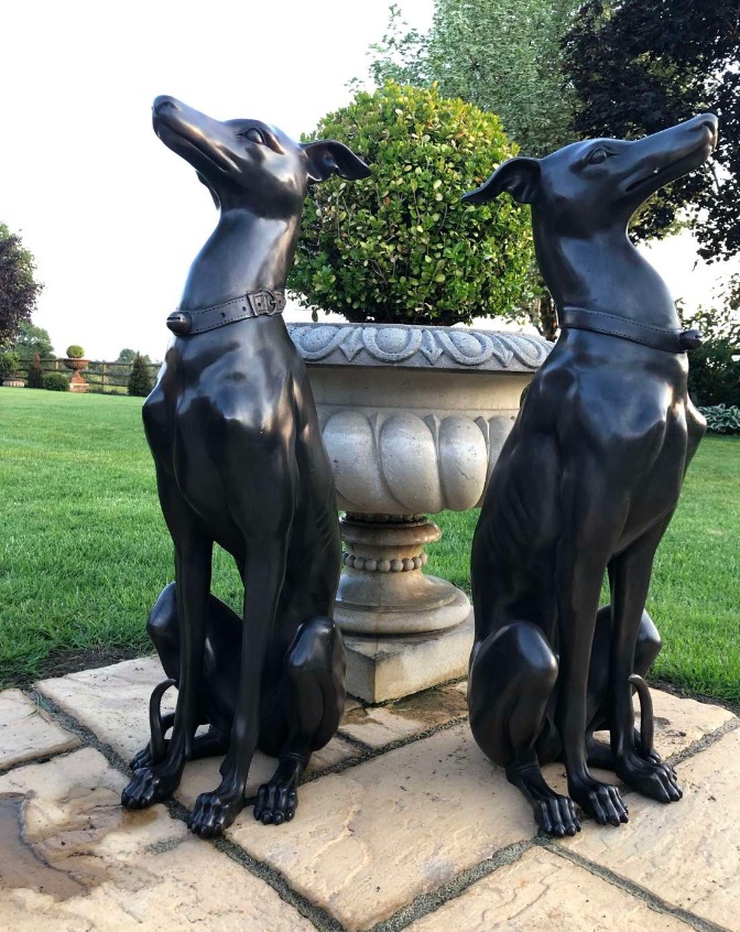 life-size dog statues for sale