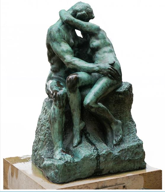 Rodin the kiss statue