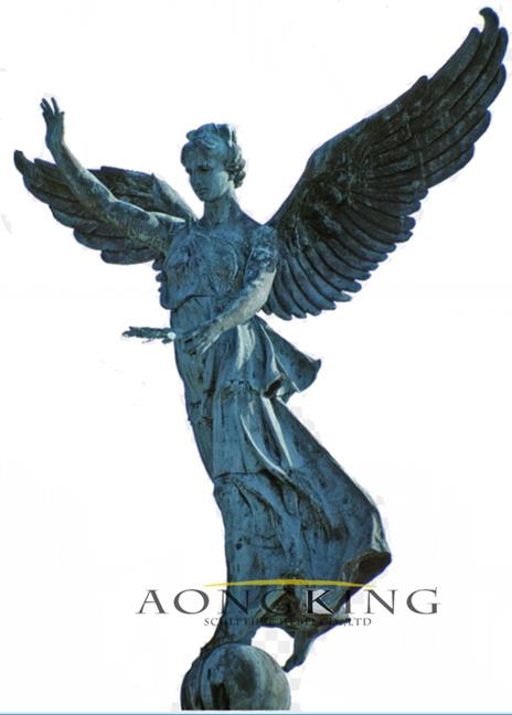 bronze the Angelus statue