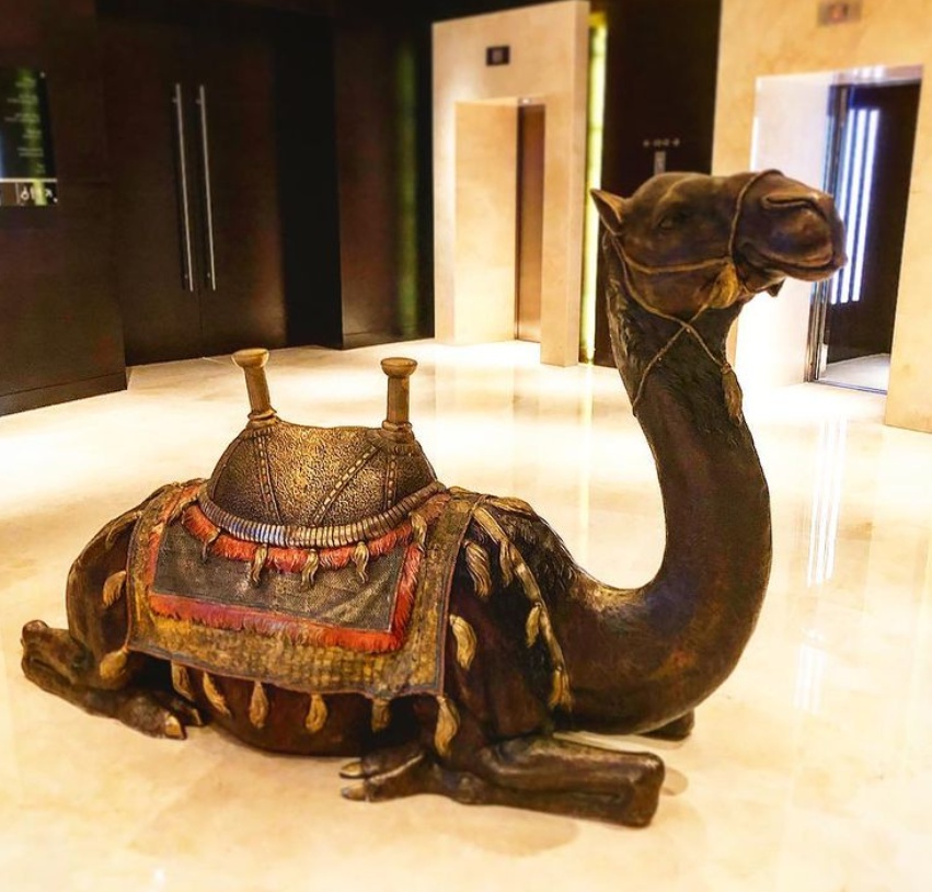 large camel statue