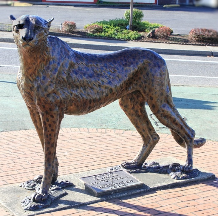 leopard statue for sale