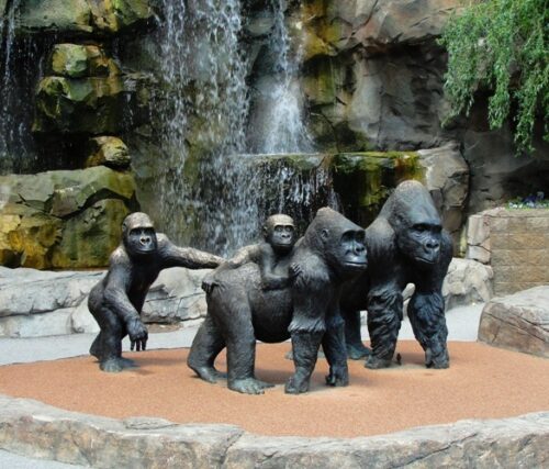 work of art large gorilla
