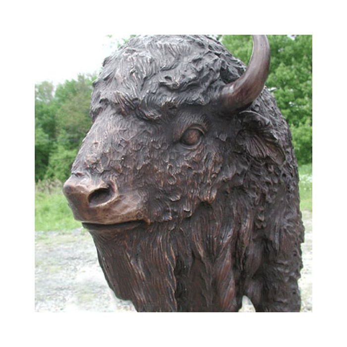 Bronze bsion sculpture for outdoor (2)