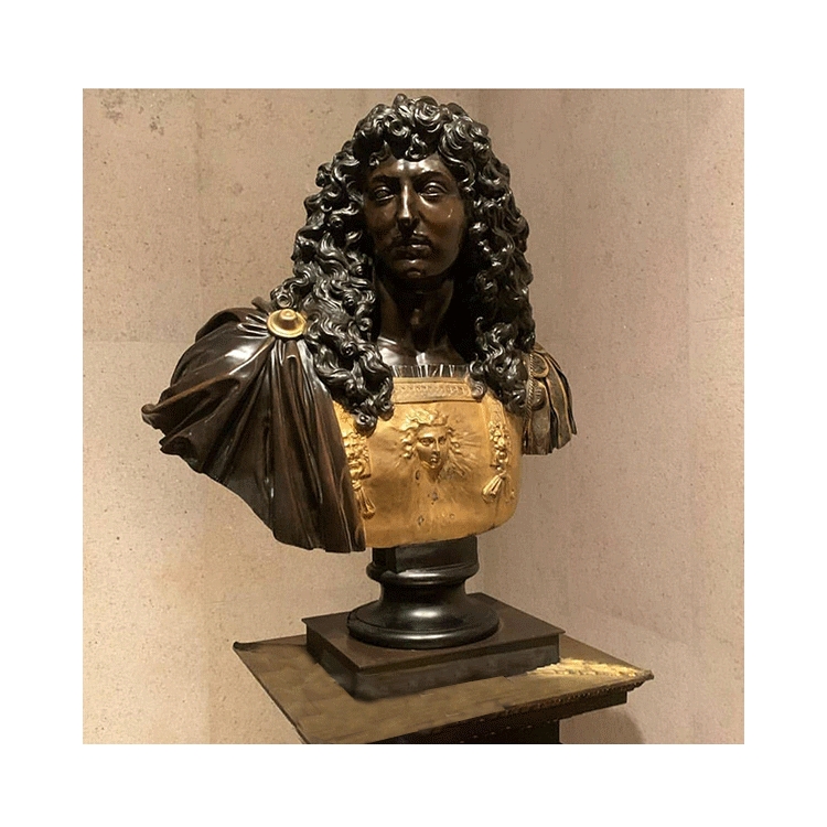bronze Portrait of Louis XIV (2)