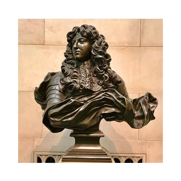 bronze Portrait of Louis XIV