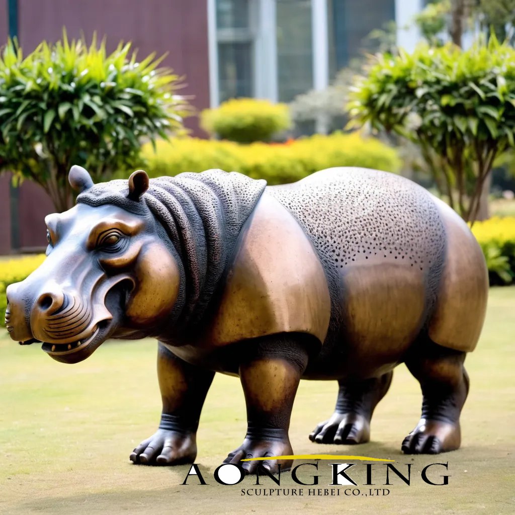 hippopotamus statue