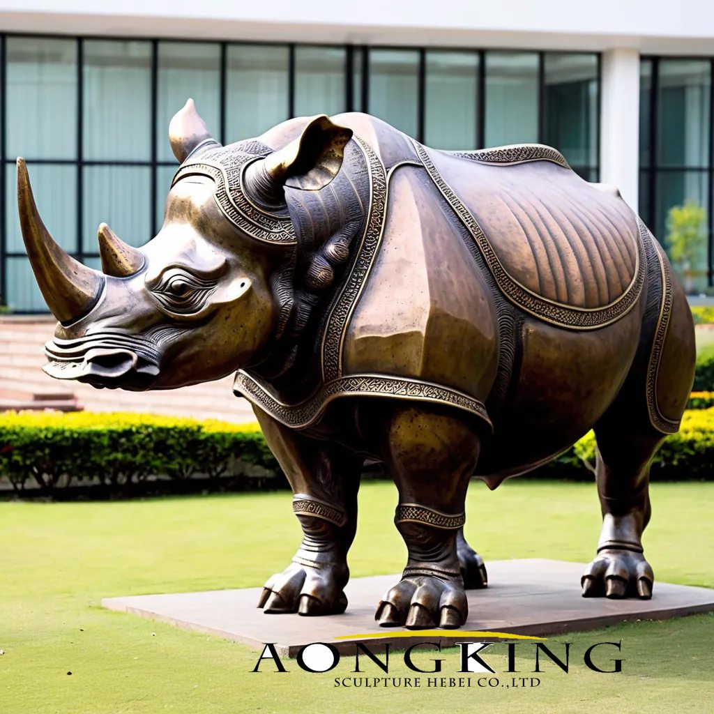 rhinoceros sculpture