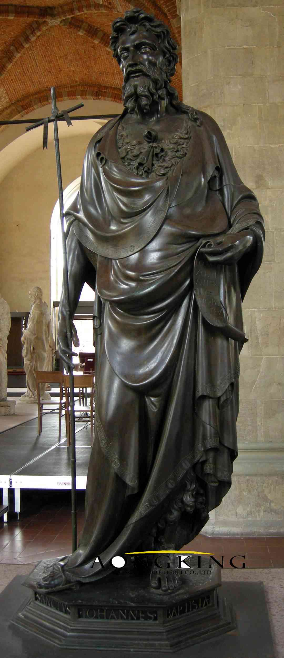 Indoor Decor One Of The Twelve Apostles Evangelist Bronze San Mateo Statue